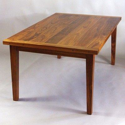 Meja kerja kayu solid minimalis